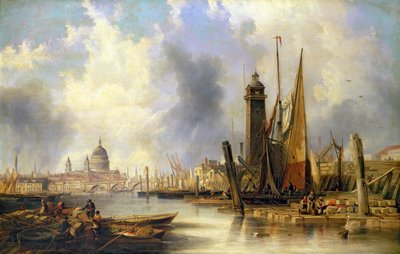 Uitzicht op Londen met St. Paul
